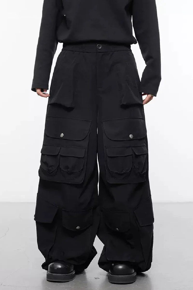 Wide-Horizon Cargo Pants | Vol.03