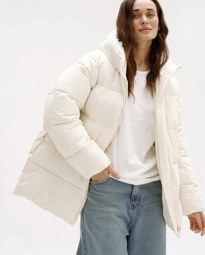 Oversized White Puffer Coat | Vol.04