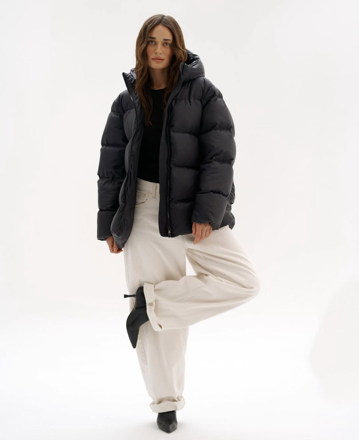 Oversized Basic Puffer Coat | Vol.04