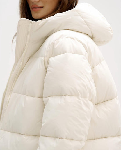 Oversized White Puffer Coat | Vol.04