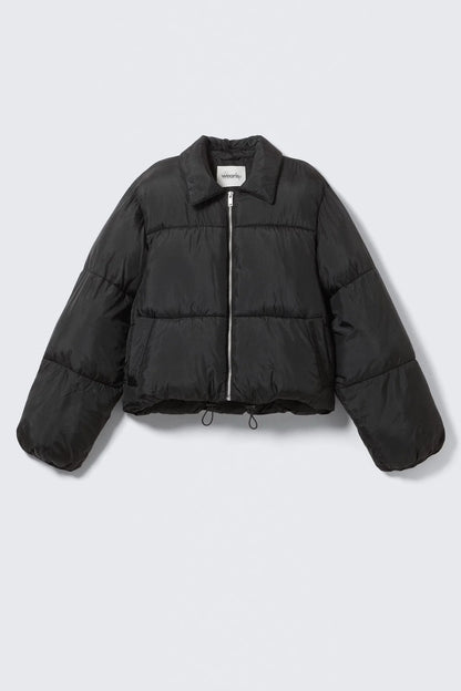 Crop-Collar Puffer