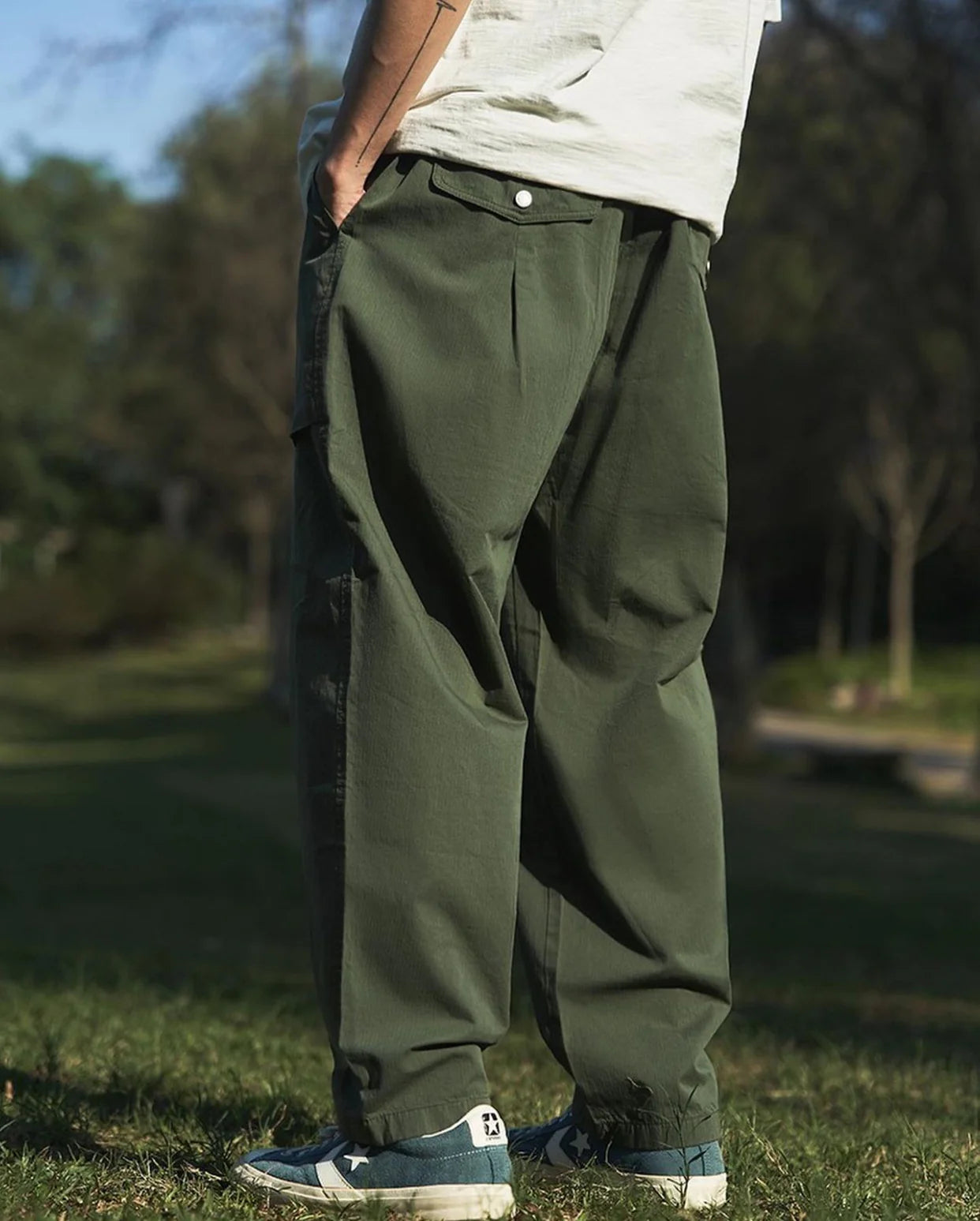Patch Pocket Pants