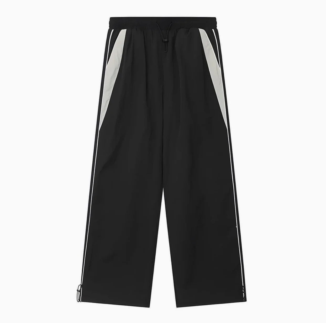 Black Panel Pants