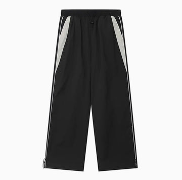 Black Panel Pants