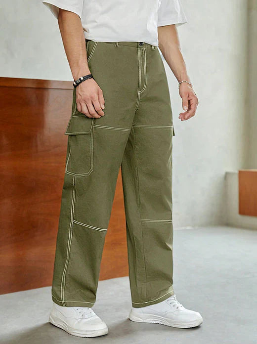 Contrast Stich Pants